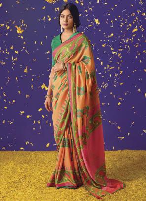 Latest Saree Trends: Gorgeous Brasso Saree New Design in India