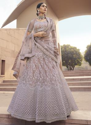 Party Wear Embroidery Light Pista Nylon Net Embroidered Lehenga Choli, Dry  Clean at Rs 1884 in Surat