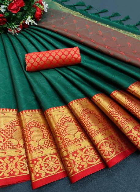 Buy Green Sarees for Women by Avantika Fashion Online | Ajio.com