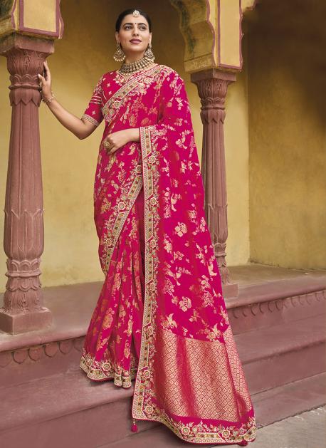 Buy dark pink saree border in India @ Limeroad