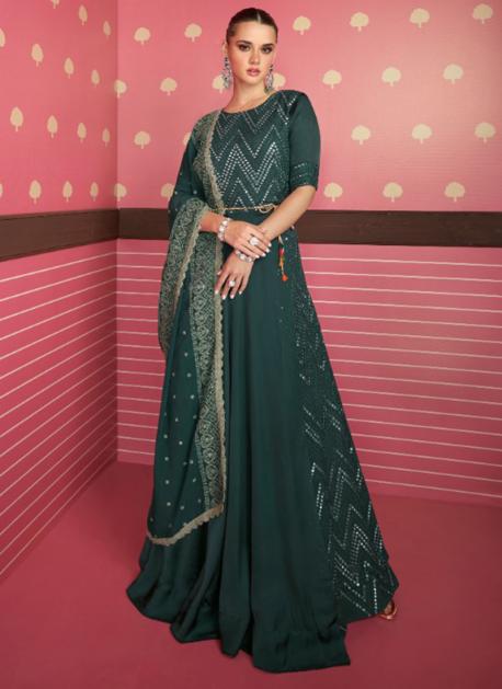 looknchoice Women Gown Dupatta Set - Buy looknchoice Women Gown Dupatta Set  Online at Best Prices in India | Flipkart.com