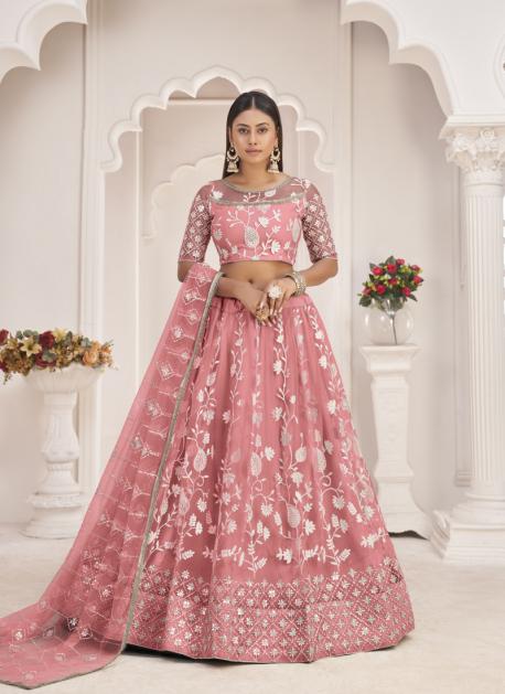 Peach Green Designer Lehenga Choli Get Extra 10% Discount on All Prepa –  Dailybuyys