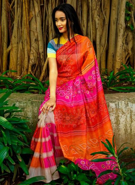 Vairagi By Lt Fancy Wear Linen Silk Saree Collection LT Fashion Wholesale  Sarees Catalog