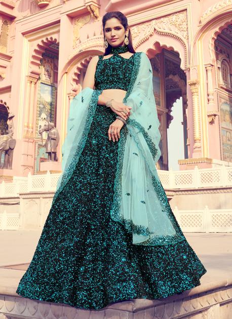 Shop Rama Stunning Georgette Embroidered Long Gown – Gunj Fashion