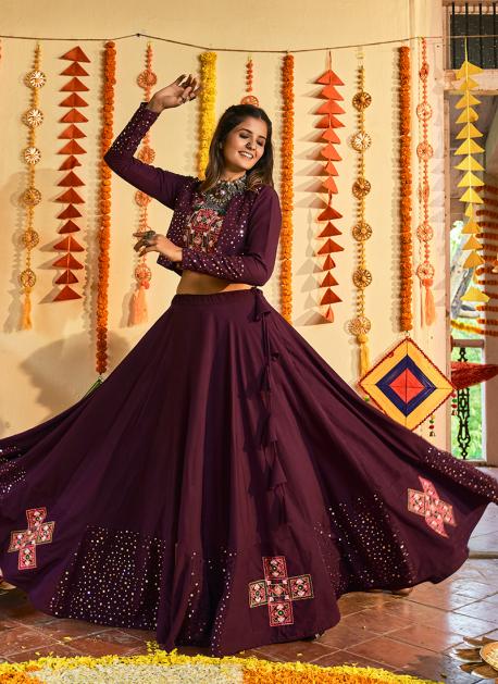 Black Color Traditional Wear Navratri Designer Digital Printed & Cotton  Lehenga at Rs 2649.00 | Party Wear Lehenga, Lehenga Choli, लहंगा - Ahesas  Fashion, Surat | ID: 2851628733755