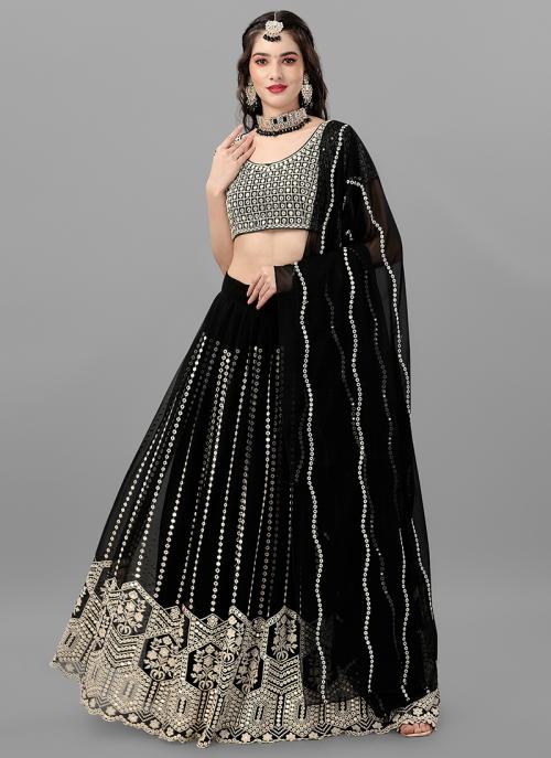 Black & Peach Designer Georgette Lehenga Choli @ 48% OFF Rs 803.00 Only  FREE Shipping + Extra Discount - Georgette Lehenga, Buy Georgette Lehenga  Online, Designer Lehenga, Partywear Lehenga, Buy Partywear Lehenga, onlin -  iStYle99.com