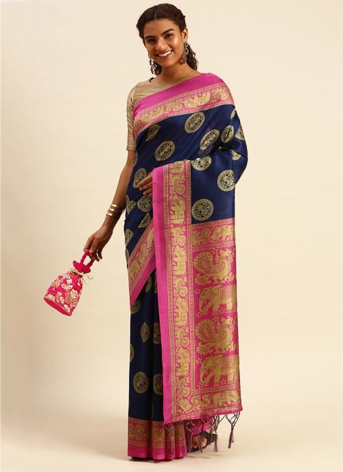 Buy Nauvari Saree Shahi Mastani Saree With Stitched Blouse, Ready to Wear  Saree, Traditional Maharashtrian Stitched Sadi Online in India - Etsy